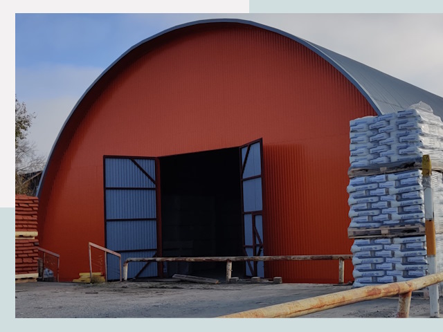 Полукруглые ангары по цене от 609 руб. в Чернушка