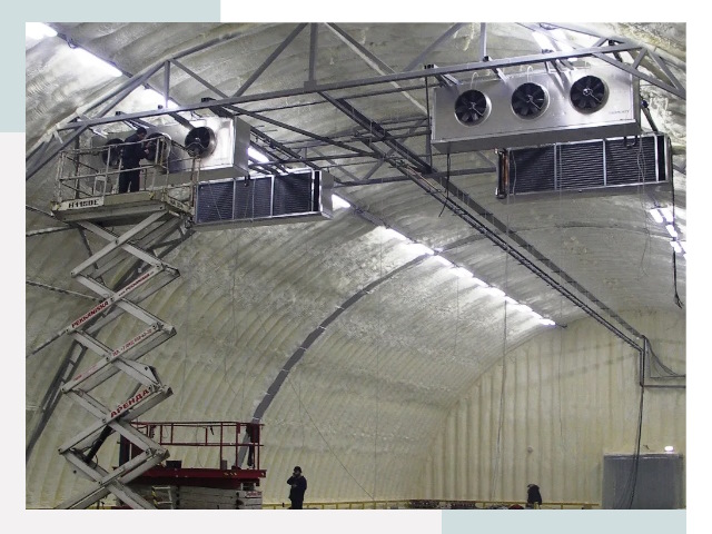 Оснащение ангаров в чернушке