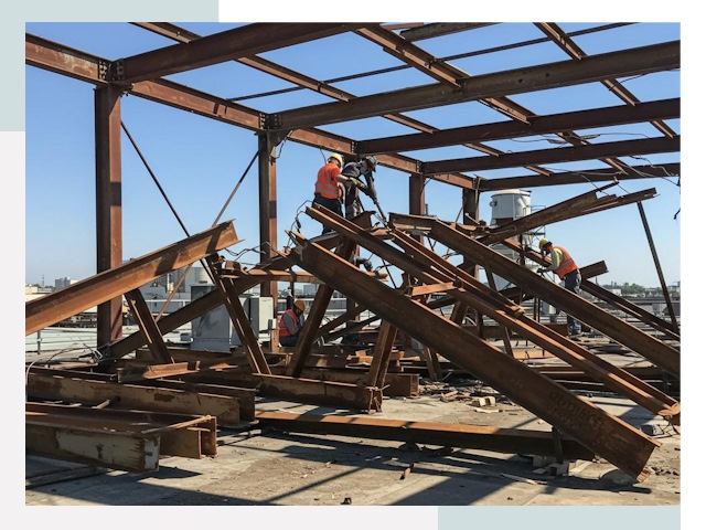 Демонтаж металлоконструкций в чернушке от 609 руб.